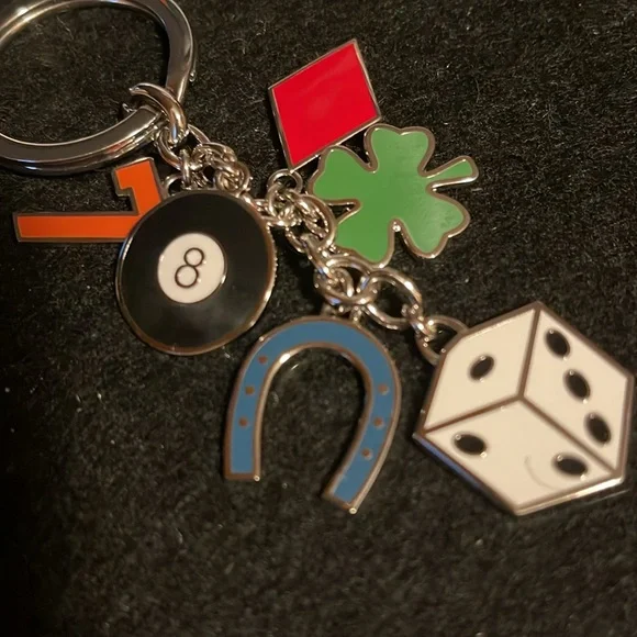 Coach 🔥RETIRED🔥Good Luck Charm Keychain with Red Pen - Picture 4 of 6